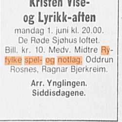 klipp fra Stavanger Aftenblad