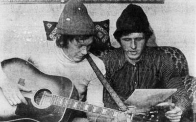 Lars Fagerland d.y og Gunnar Flatebø initiativtakere til revyen Hei, sjeik foto Haugesunds Avis