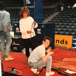 Rigging med Reckless. Jærdagen, Bryne, 1988
