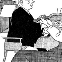 Adolf Lütcherath tegning Henry Imsland