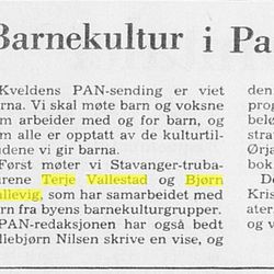 klipp fra Bergens Tidene