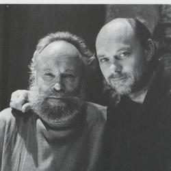 Sigve Bøe og mentoren Bjørn Endreson foto Rogaland Teater