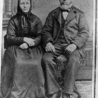 Lars R. Berge og kona Marta foto tilhører Ryfylkemuseet