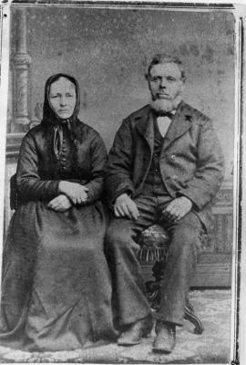 Lars R. Berge og kona Marta foto tilhører Ryfylkemuseet