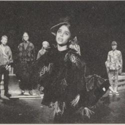 Ensemblet i Markus Trost og Drømmen om den grønne øya foto Kjetil Alsvik/Rogaland Teater