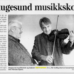 Klipp fra Haugesunds avis