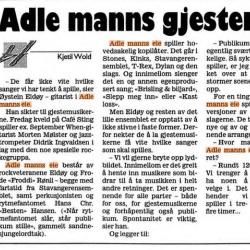 klipp fra Stavanger Aftenblad