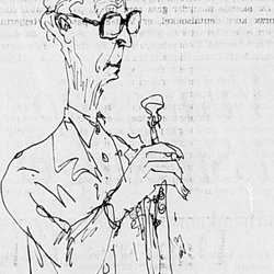 Jon Wold tegnet av Roar Hagen