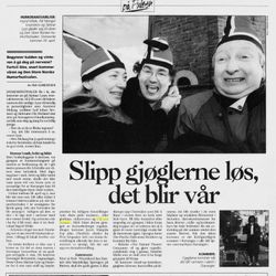 Klipp fra Rogalands Avis