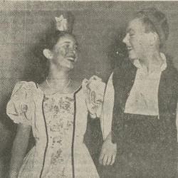 Egil Eriksson som Tyrihans og Rita Bügelmeyer som prinsesse foto Rogaland