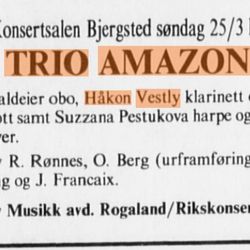 klipp fra Stavanger Aftenblad