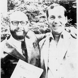 Frank Weylert og sanger Bjørn Lie-Hansen foto Rogalands Avis