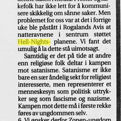 Klipp fra Rogalands avis