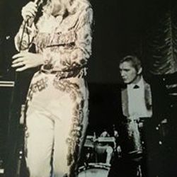 Throwback Saturday.... Playing behind the great late Country singer Miss. Judy Lynn........ You're Gentle on My Mind.