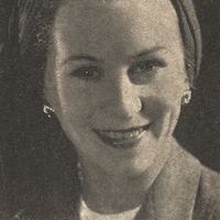 Asta Bertels i Dagmarrevyen 1949 Foto: Fotograf Weg, Polyfoto,Danmark