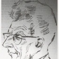 Fredrik Sagen tegnet av Henry Imsland