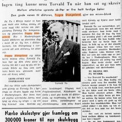 klipp fra Jærbladet