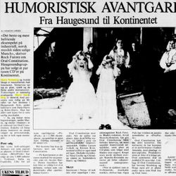 klipp fra Haugesunds avis