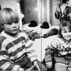 Solveig Klubben på fanget til Kristoffer Joner bake scenene i "Flammeslukeren" foto Erik Eriksson/Rogalands Avis