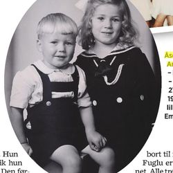 Rocke Lill sammen med lillebroen Olav Emil Amundsen foto hentet fra Stavanger Aftenblad