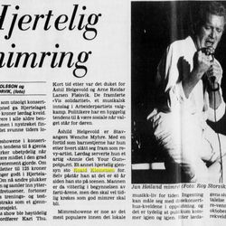 klipp fra Stavanger Aftenblad