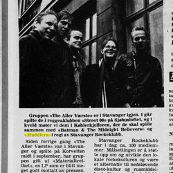 klipp fra Stavanger Aftenblad