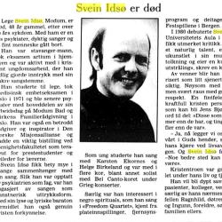 Svein Idsø foto: Stavanger Aftenblad