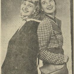 Anne Cath Schulerud og Tussik Amundsen i Smil over byen foto Rogalands Avis