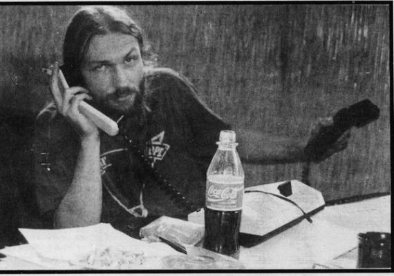 Pete Johansen i Hallo records foto Sandnesposten