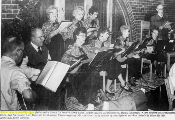 Mercur sang og musikkgruppe foto: Stavanger Aftenblad /May Bente Carlsen