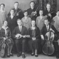 Indremisjonens musikkforening i 1929 foto tilhører Karmsund Folkemuesum