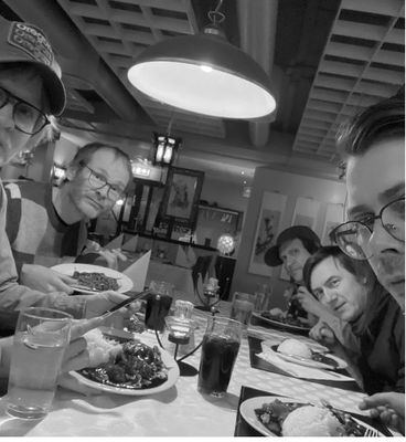 Colored Lights er fra venstre Frode Strømstad, Ole Reidar Gudmestad, Tomas Pettersen (lengst bak), Frank «Tønes» Tønnesen og Bård Ingebrigtsen. Foto: Colored Lights