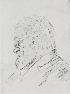 Eirik Birkjenes tegnet av Rikard Berge