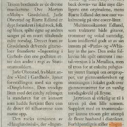 Klipp fra Jærbladet