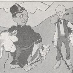 Tycho Torgersen, Trygve Wyller og Bjarne Høye Tegnet av Henry Imsland