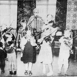 Sven Hansen med sin musikkgruppe foto Dalane Tidene