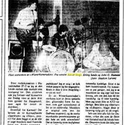 Klipp fra Haugesunds avis