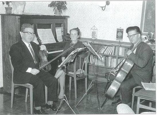 Trygve Hansens trio foto: Fotograf R. Hvidsten , Egersund