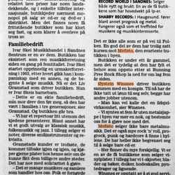 klipp fra Stavanger Aftenblad