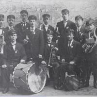 Arbeiderpartiets musikkorps Havdrønn foto tilhører Karmsund folkemuseum