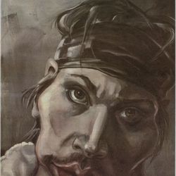 Emil Nikolaisen akryll Siv Grethe Bøhn-Petteresen