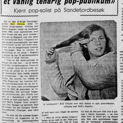 Rolf Chluba klipp fra Sandefjords Blad