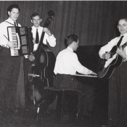Kopervik kvartetten foto hentet fra Det var en gang fem musikanter : Kopervik musikkorps gjennom 100 år : 1905-2005