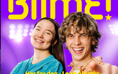 Blime-"Her for deg»/«Lean álo dás" - Viljar Natlandsmyr og Máijá Foto: Hannah Oseid, NRK