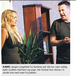 klipp fra Sandnesposten
