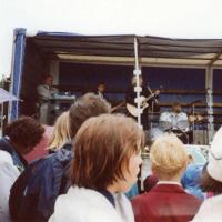 Grenselaust på 17. mai på Skeie Skole. Bildet tilhører Nikolai E.H Johansen