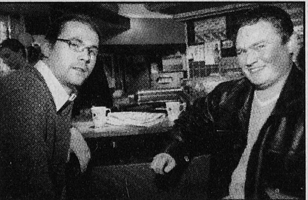 Bakmennene bak den lokalmusikkhistoriske kabareten Kavadet? Aslak Lange og Alain Fassotte foto Roy Storvik/Rogalands Avis