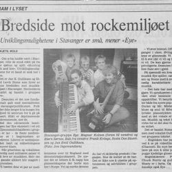 klipp fra Stavanger Aftenblad lagt ut av Håkon Meling