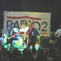 Fire medlemmer av popgruppa «Zanies» fra Kopervik! Trygve Egeland (bass), Helge Revheim på slagverk, vokalist Jakob Borum og Terje «Zombie» Barstad på gitar. Gruppa består også av Harald Hetland (orgel) foto. backbeat.no