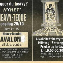 Avalon klipp fra Stavanger Aftenblad
